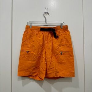 The North Face Men's Bright Orange Cargo Shorts